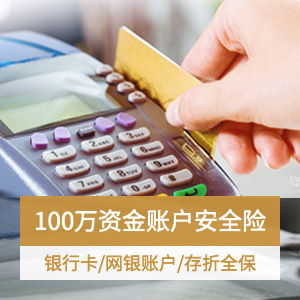 新一站个人银行卡盗刷险-100万保障